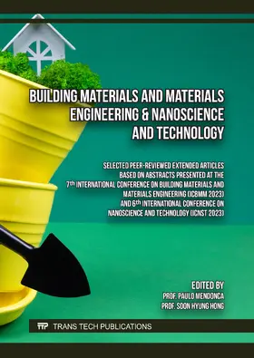 Mendonca / Hong |  Building Materials and Materials Engineering & Nanoscience and Technology | eBook | Sack Fachmedien