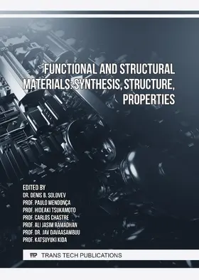 Tsukamoto / Mendonça / Chastre |  Functional and Structural Materials: Synthesis, Structure, Properties | eBook | Sack Fachmedien