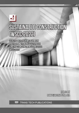 Jaya |  Sustainable Construction (WSCC 2022) | eBook | Sack Fachmedien