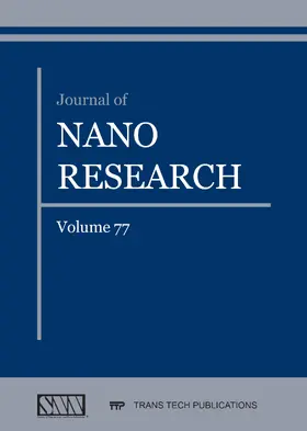 Meletis |  Journal of Nano Research Vol. 77 | eBook | Sack Fachmedien