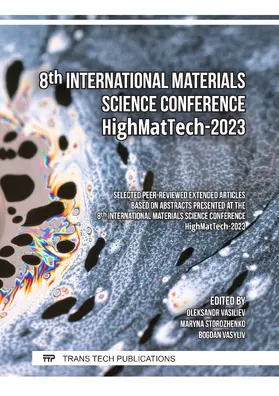 Vasiliev / Storozhenko / Vasyliv |  8th International Materials Science Conference HighMatTech-2023 | eBook | Sack Fachmedien