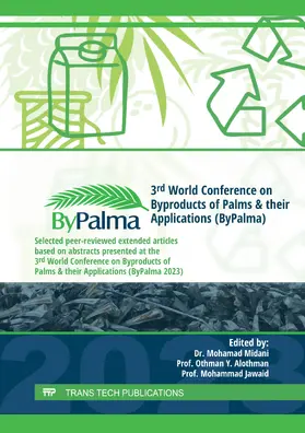 Midani / Alothman / Jawaid |  3rd World Conference on Byproducts of Palms & their Applications (ByPalma) | eBook | Sack Fachmedien