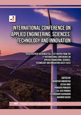 Irwansyah / Amir / Pribadyo |  International Conference on Applied Engineering, Sciences, Technology and Innovation | eBook | Sack Fachmedien