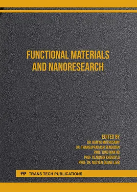 Muthusamy / Sengodan / Hu |  Functional Materials and Nanoresearch | eBook | Sack Fachmedien