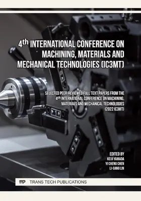 Yamada / Chen / Lin |  4th International Conference on Machining, Materials and Mechanical Technologies (IC3MT) | eBook | Sack Fachmedien