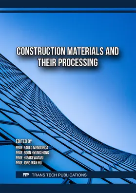 Mendonca / Hong / Watari |  Construction Materials and their Processing | eBook | Sack Fachmedien