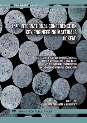 Korsunsky |  14th International Conference on Key Engineering Materials (ICKEM) | eBook | Sack Fachmedien