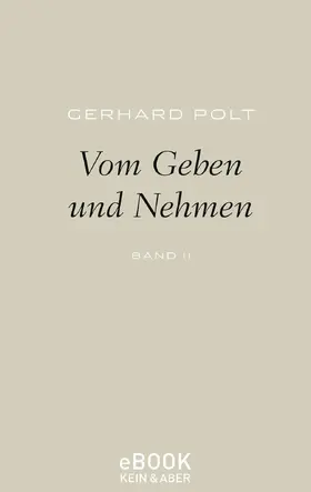 Polt |  Vom Geben und Nehmen | eBook | Sack Fachmedien