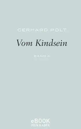 Polt |  Vom Kindsein | eBook | Sack Fachmedien