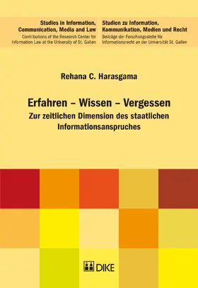 Harasgama |  Erfahren – Wissen – Vergessen | Buch |  Sack Fachmedien