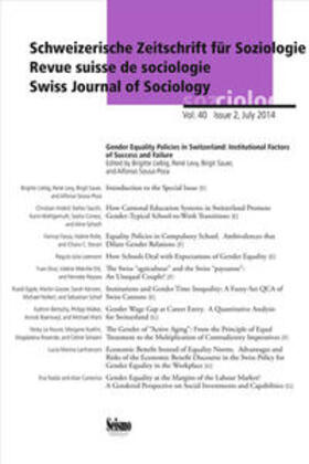Liebig / Levy / Sauer |  Schweizerische Zeitschrift für Soziologie 40/2 | Buch |  Sack Fachmedien