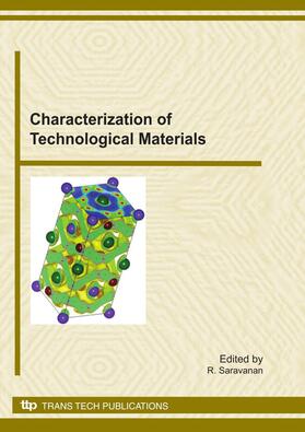 Saravanan | Characterization of Technological Materials | Buch | 978-3-03785-012-1 | sack.de