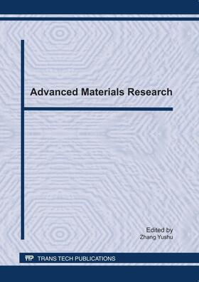 Zhang |  Advanced Materials Research | Sonstiges |  Sack Fachmedien
