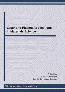 Amara / Bennaceur-Doumaz |  Laser and Plasma Applications in Materials Science | Buch |  Sack Fachmedien