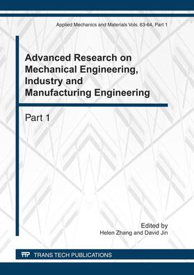 Zhang / Jin |  Advanced Research on Mechanical Engineering, Industry and Manufacturing Engineering | Buch |  Sack Fachmedien