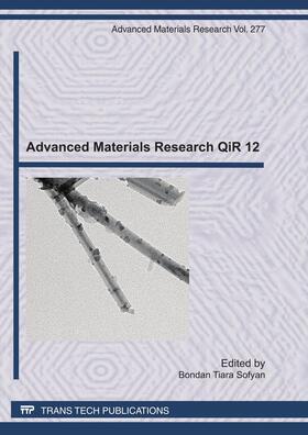 Sofyan | Advanced Materials Research QiR 12 | Buch | 978-3-03785-179-1 | sack.de