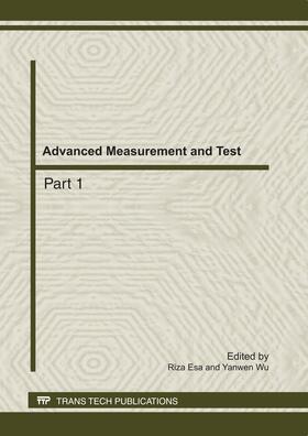 Esa / Wu | Advanced Measurement and Test | Buch | 978-3-03785-197-5 | sack.de