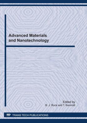 Ruck / Kemmitt |  Advanced Materials and Nanotechnology | Buch |  Sack Fachmedien