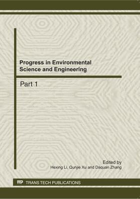 Li / Xu / Zhang |  Progress in Environmental Science and Engineering (ICEESD) | Buch |  Sack Fachmedien