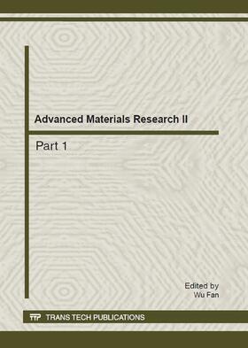 Fan |  Advanced Materials Research II | Buch |  Sack Fachmedien
