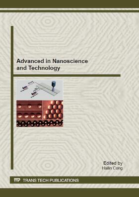 Cong |  Advanced in Nanoscience and Technology | Buch |  Sack Fachmedien