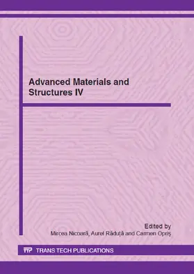 Nicoara / Raduta / Opris |  Advanced Materials and Structures IV | Buch |  Sack Fachmedien