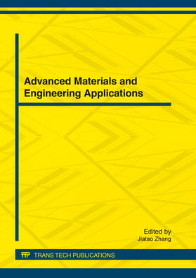 Zhang |  Advanced Materials and Engineering Applications | Buch |  Sack Fachmedien