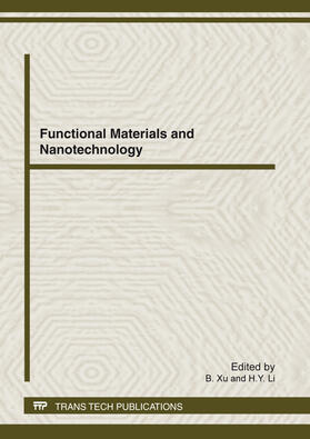 Xu / Li |  Functional Materials and Nanotechnology | Buch |  Sack Fachmedien