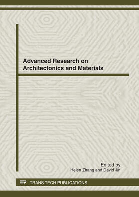 Zhang / Jin |  Advanced Research on Architectonics and Materials | Buch |  Sack Fachmedien