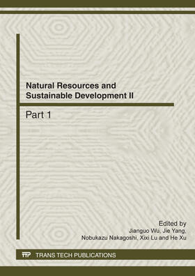 Wu / Yang / Nakagoshi |  Natural Resources and Sustainable Development II | Buch |  Sack Fachmedien