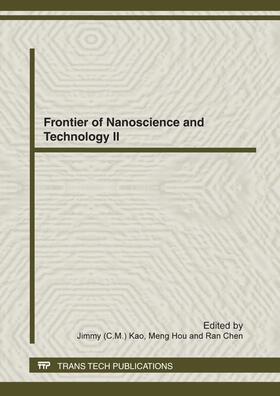 Kao / Hou / Chen |  Frontier of Nanoscience and Technology II | Buch |  Sack Fachmedien