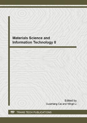 Cai / Li |  Materials Science and Information Technology II | Buch |  Sack Fachmedien