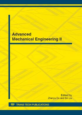 Du / Liu |  Advanced Mechanical Engineering II | Buch |  Sack Fachmedien