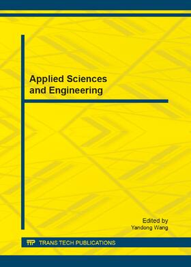 Wang |  Applied Sciences and Engineering | Buch |  Sack Fachmedien