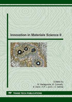 Nadagouda / Connelly / Derin |  Innovation in Materials Science II | Buch |  Sack Fachmedien