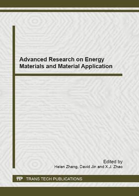 Zhang / Jin / Zhao | Advanced Research on Energy Materials and Material Application | Buch | 978-3-03785-504-1 | sack.de