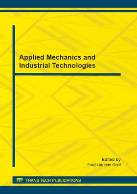 Gaol |  Applied Mechanics and Industrial Technologies | Buch |  Sack Fachmedien