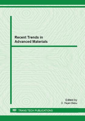 Rajan Babu |  Recent Trends in Advanced Materials | Buch |  Sack Fachmedien