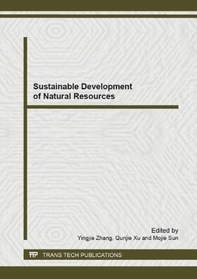 Zhang / Xu / Sun |  Sustainable Development of Natural Resources | Buch |  Sack Fachmedien