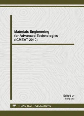 Wu |  Materials Engineering for Advanced Technologies (ICMEAT 2012) | Buch |  Sack Fachmedien