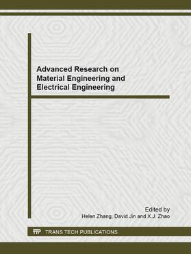 Zhang / Jin / Zhao |  Advanced Research on Material Engineering and Electrical Engineering | Buch |  Sack Fachmedien
