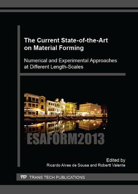 de Sousa / Valente |  The Current State-of-the-Art on Material Forming | Buch |  Sack Fachmedien