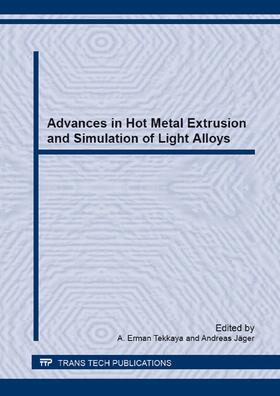 Tekkaya / Jäger |  Advances in Hot Metal Extrusion and Simulation of Light Alloys | Buch |  Sack Fachmedien