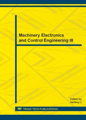 Li |  Machinery Electronics and Control Engineering III | Buch |  Sack Fachmedien