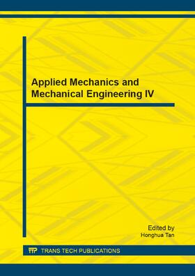 Tan |  Applied Mechanics and Mechanical Engineering IV | Buch |  Sack Fachmedien