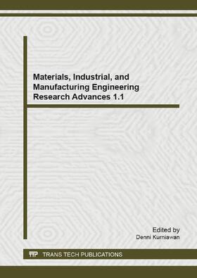 Kurniawan |  Materials, Industrial, and Manufacturing Engineering Research Advances 1.1 | Buch |  Sack Fachmedien