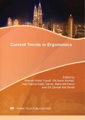 Mohd Yusuff / Ahmad / Daruis |  Current Trends in Ergonomics | Buch |  Sack Fachmedien