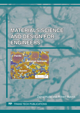 Huda / Bulpett |  Materials Science and Design for Engineers | Buch |  Sack Fachmedien