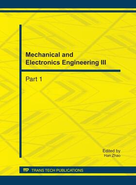 Zhao |  Mechanical and Electronics Engineering III | Sonstiges |  Sack Fachmedien
