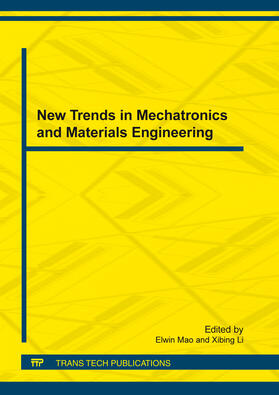 Mao / Li |  New Trends in Mechatronics and Materials Engineering | Sonstiges |  Sack Fachmedien